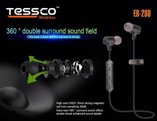 Tessco EB 288 Bluetooth Earphone (6 months Warranty) - Image 4
