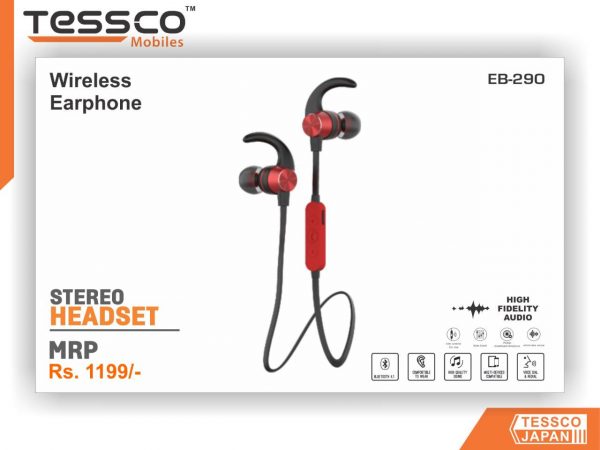 Tessco EB 290 Sports Bluetooth Earphone (6 months Warranty) - Image 3