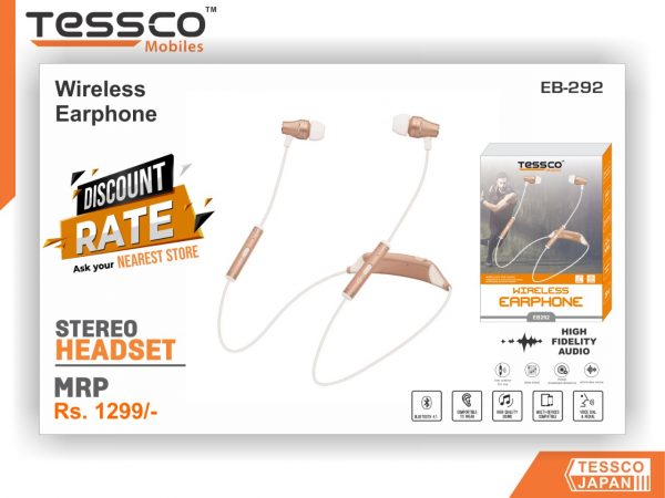 Tessco EB 292 Bluetooth Earphone (6 Months Warranty) - Image 4