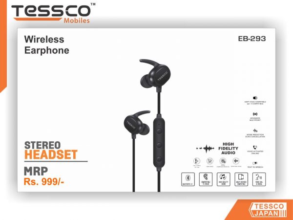Tessco EB 293 Bluetooth Earphone (6 Months Warranty) - Image 3
