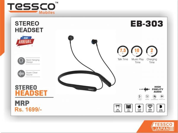 Tessco EB 303 Bluetooth Earphone (6 Months Warranty) - Image 2