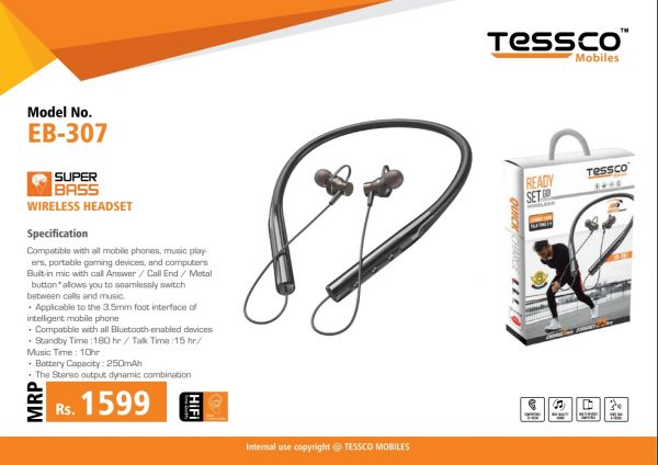 Tessco EB 307 Bluetooth Earphone (6 Months Warranty) - Image 6