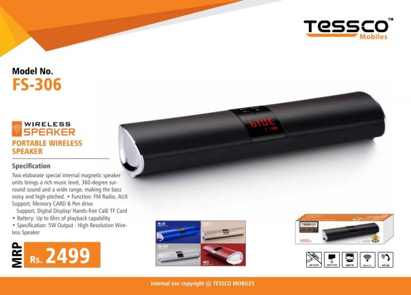 Tessco FS 306 10W Bluetooth Speaker Soundbar (6 Months Warranty) - Image 16