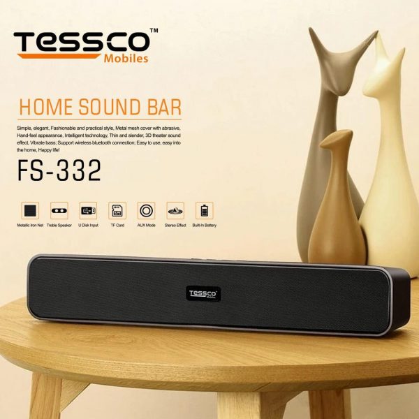 Tessco FS 332 10W Bluetooth Speaker Soundbar (6 Months Warranty) - Image 8