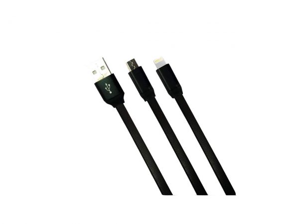 Tessco GU 332 2.0A Data Cable 1meter (6 Months Warranty)  Micro USB, Lightning (Iphone) - Image 3