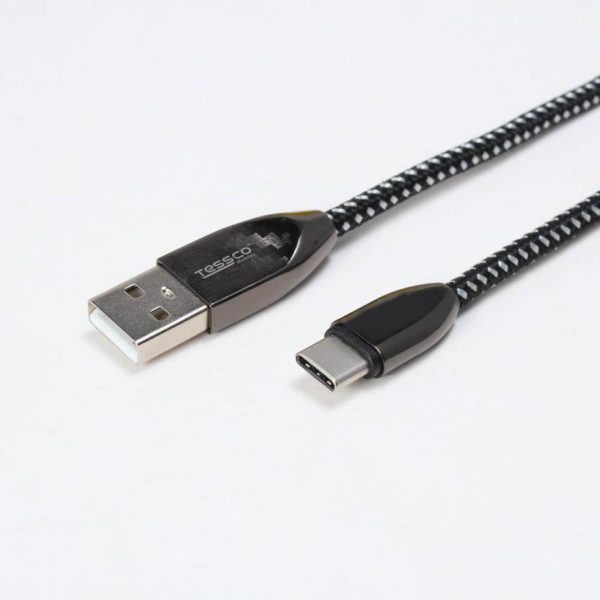 Tessco GU 333 2.0A Braided Data Cable 1meter (6 Months Warranty)  Micro USB, Lightning (Iphone), TYPE-C - Image 3