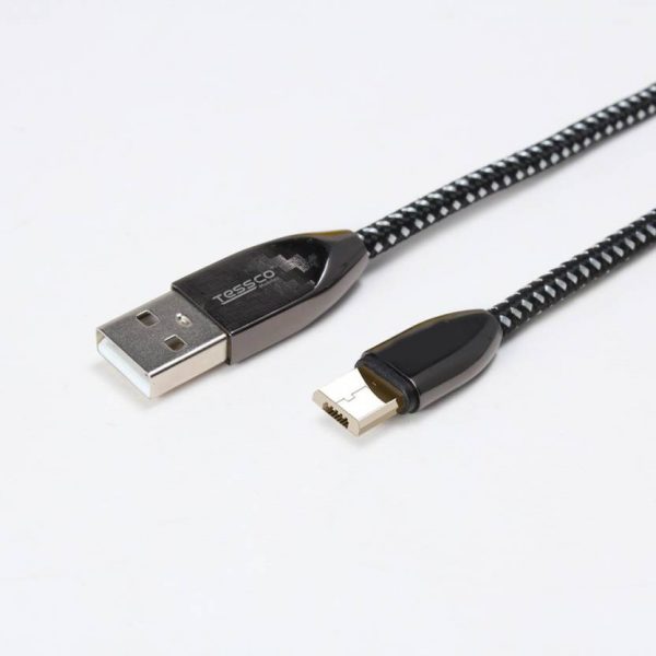 Tessco GU 333 2.0A Braided Data Cable 1meter (6 Months Warranty)  Micro USB, Lightning (Iphone), TYPE-C - Image 2
