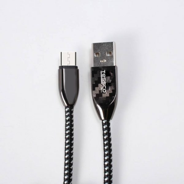 Tessco GU 333 2.0A Braided Data Cable 1meter (6 Months Warranty)  Micro USB, Lightning (Iphone), TYPE-C - Image 4