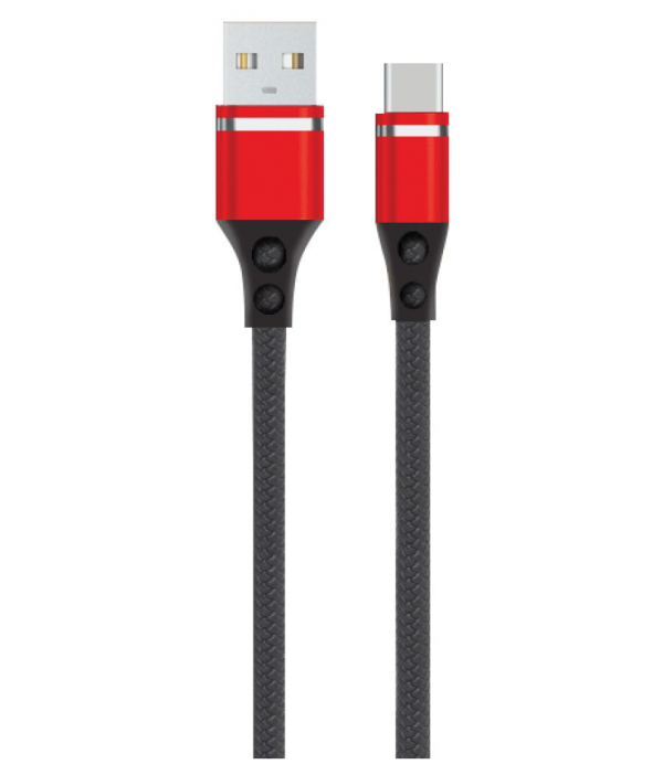 Tessco GU 336 3.4A Braided Data Cable 2meter (6 Months Warranty)  Micro USB, Lightning (Iphone), TYPE-C - Image 2