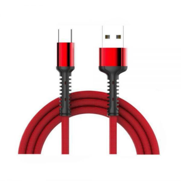 Tessco GU 339 3.4A Braided Data Cable 1.5meter (6 Months Warranty)  Micro USB, Lightning (Iphone), TYPE-C