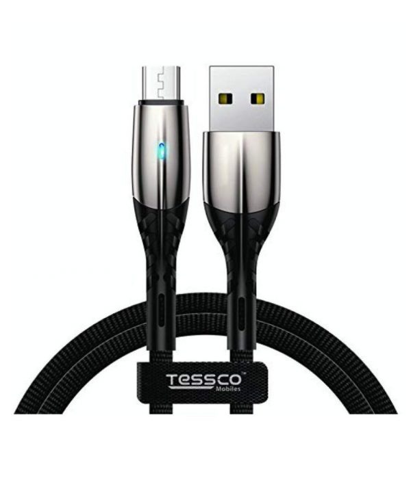 Tessco GU 340 3.4A Braided Data Cable 1meter (6 Months Warranty)  Micro USB, Lightning (Iphone), TYPE-C