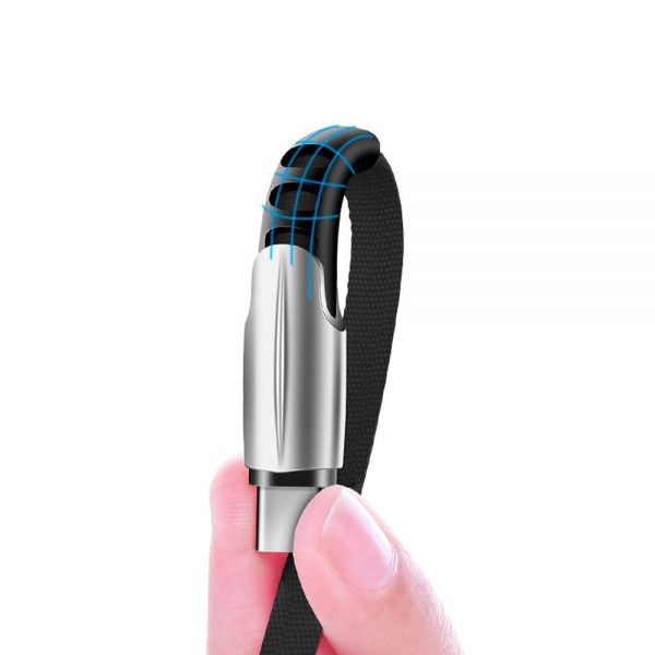 Tessco GU 340 3.4A Braided Data Cable 1meter (6 Months Warranty)  Micro USB, Lightning (Iphone), TYPE-C - Image 4
