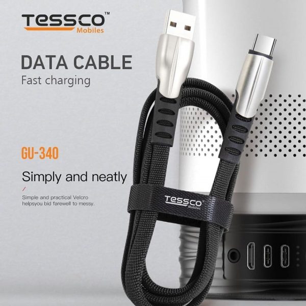 Tessco GU 340 3.4A Braided Data Cable 1meter (6 Months Warranty)  Micro USB, Lightning (Iphone), TYPE-C - Image 14