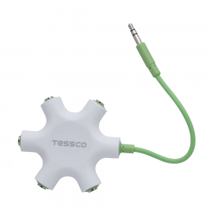 Tessco LA 450 Multi-ports Headphone Splitter 5 jacks (6 Months Warranty)
