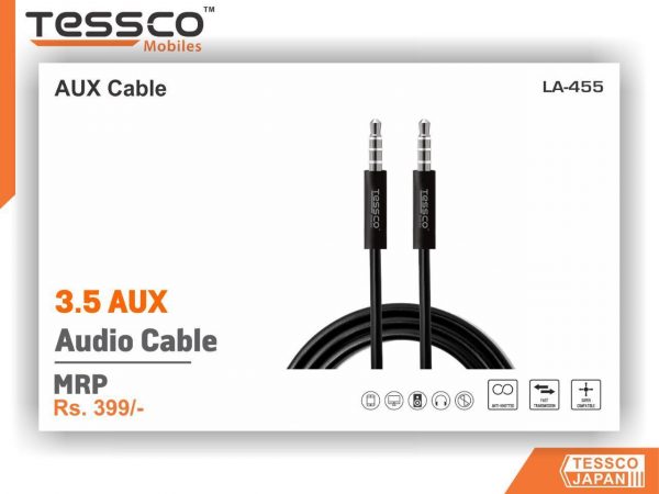 Tessco LA 455 AUX Cable 1meter (6 Months Warranty) - Image 3