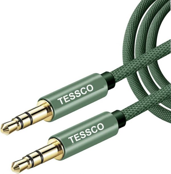 Tessco NU 454 Braided AUX Cable 1meter (6 Months Warranty) - Image 2
