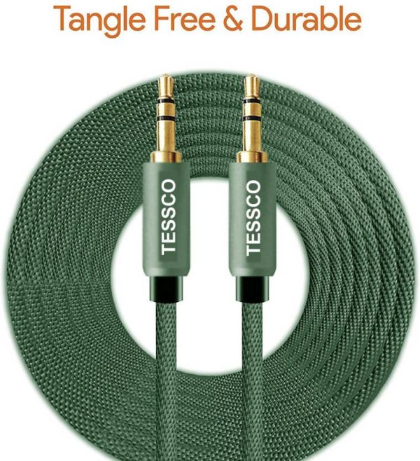 Tessco NU 454 Braided AUX Cable 1meter (6 Months Warranty) - Image 8