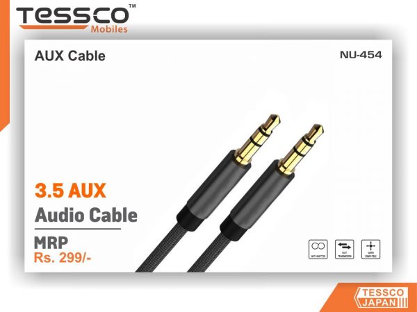 Tessco NU 454 Braided AUX Cable 1meter (6 Months Warranty) - Image 11