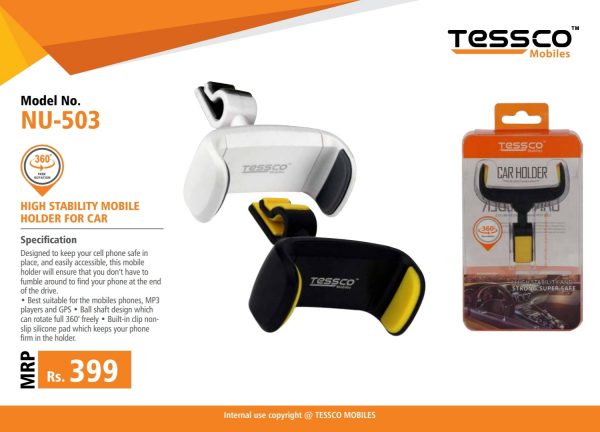 TESSCO NU 503 – 360° CAR MOBILE HOLDER - Image 4