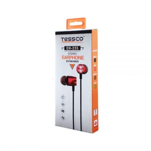 Tessco CH 235 Wired Earphone (In Ear) 6 months Warranty - Image 4