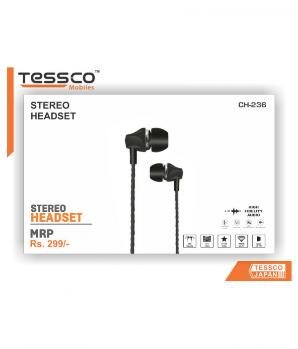 Tessco CH 236 Wired Earphone (In Ear) - Image 6