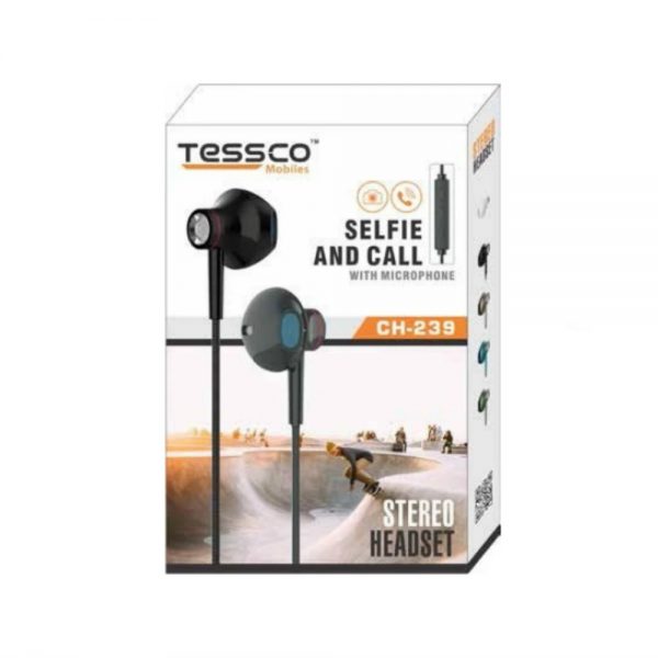 Tessco CH 239 Wired Earphone (In Ear) 6 months Warranty - Image 3