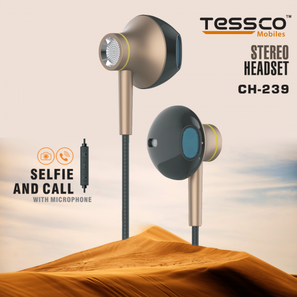 Tessco CH 239 Wired Earphone (In Ear) 6 months Warranty - Image 7