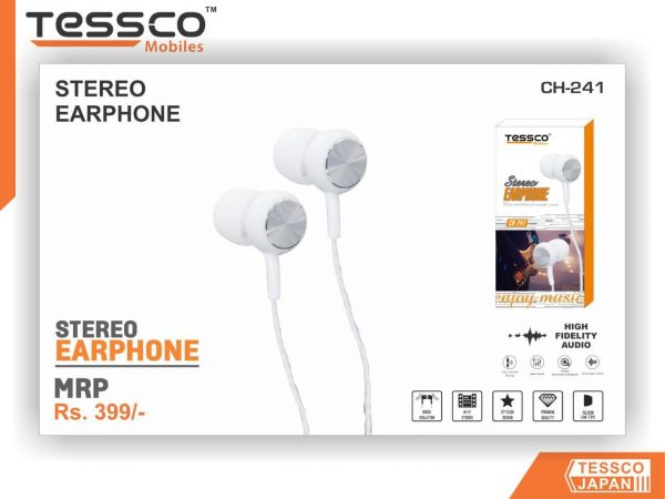 Tessco CH 241 Wired Earphone (In Ear) - Image 3