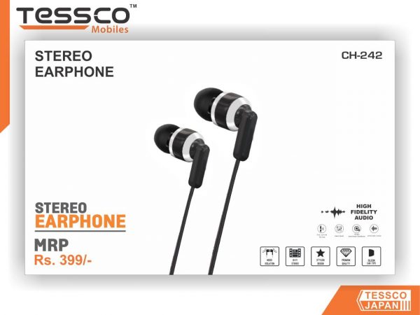 Tessco CH 242 Wired Earphone (In Ear) - Image 5