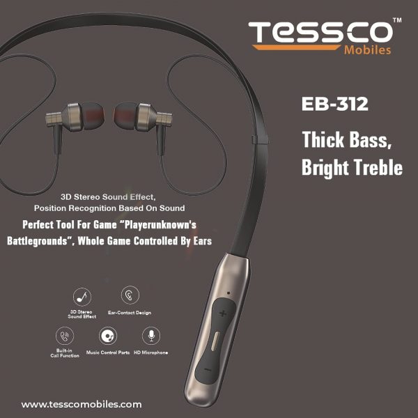 Tessco EB 312 Bluetooth Earphone (6 Months Warranty) - Image 3