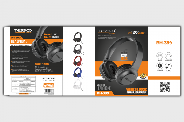 Tessco BH 389 Wireless Headphone (6 Months Warranty) - Image 6