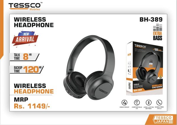 Tessco BH 389 Wireless Headphone (6 Months Warranty) - Image 8