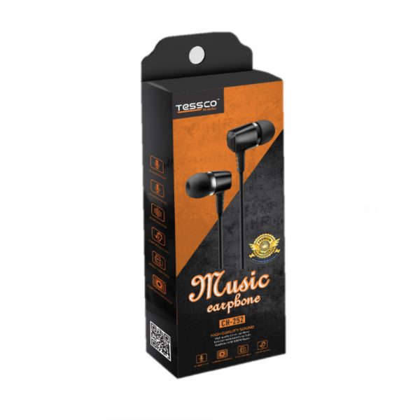 Tessco CH 252 Wired Earphone (In Ear)