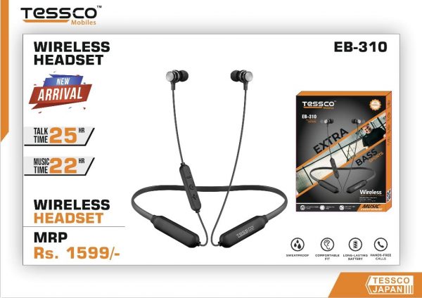 Tessco EB 310 Bluetooth Earphone ( 6 Months Warranty) - Image 8
