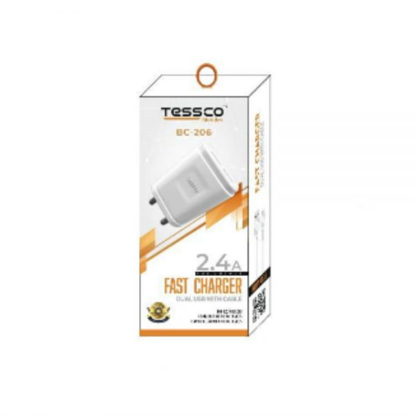 Tessco BC 206 A 2.4A Charger Dual USB (6 Months Warranty) - Image 4