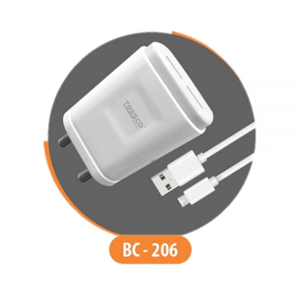Tessco BC 206 A 2.4A Charger Dual USB (6 Months Warranty) - Image 3