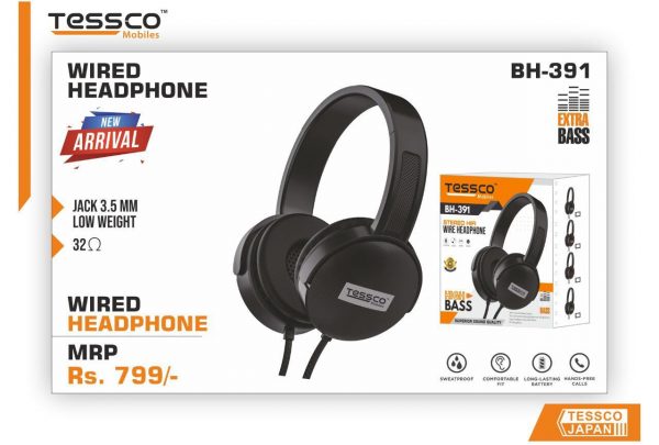 Tessco BH 391 Wired Headphone (6 Months Warranty) - Image 4