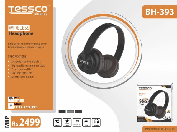 Tessco BH 393 Wireless Headphone (6 Months Warranty) - Image 4