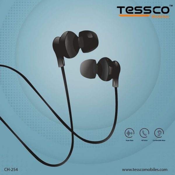 Tessco CH 254 Wired Earphone (In Ear) - Image 3
