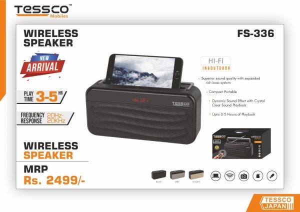 Tessco FS 336 8W Bluetooth Speaker (6 Months Warranty) - Image 3