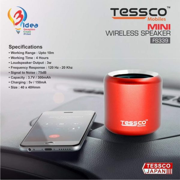 Tessco FS 339 3W Bluetooth Speaker (6 Months Warranty) - Image 9