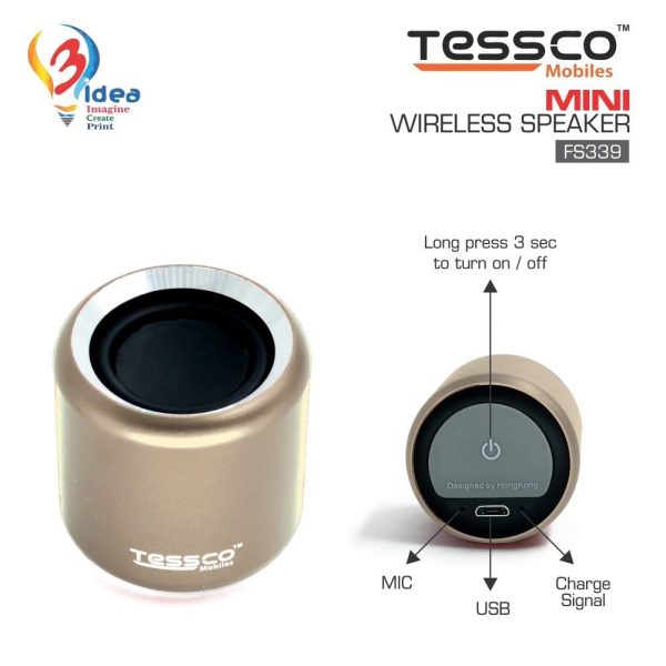 Tessco FS 339 3W Bluetooth Speaker (6 Months Warranty) - Image 7