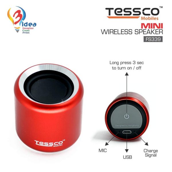 Tessco FS 339 3W Bluetooth Speaker (6 Months Warranty) - Image 5