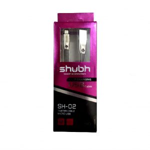 Shubh SH02 2.4A Micro USB Metal Data Cable 1 meter (6 Months Warranty)