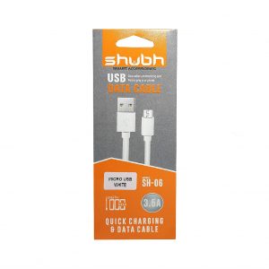 Shubh SH06 3.5A Micro USB Cable 1 meter (6 Months Warranty)