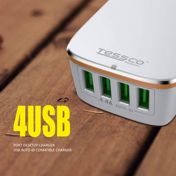 Tessco BC 205 A 4.4A Charger 4 USB Ports (6 Months Warranty) 4404 - Image 10