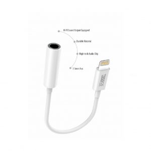 Tessco LA 457 IP LIGHTNING (iphone) To 3.5mm Female Connector (6 Months Warranty)