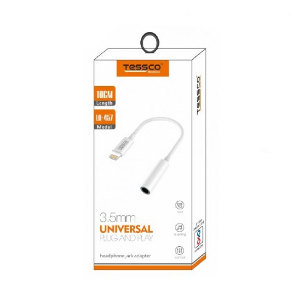 Tessco LA 457 IP LIGHTNING (iphone) To 3.5mm Female Connector (6 Months Warranty) - Image 3