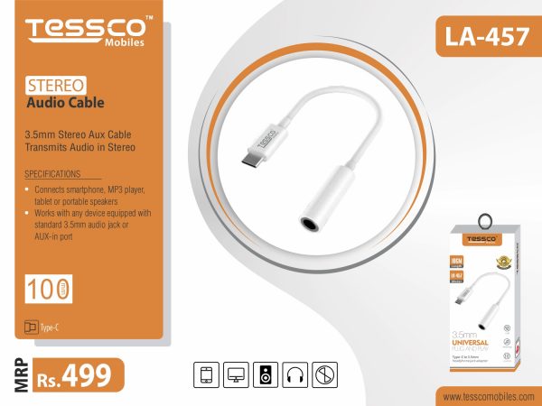 Tessco LA 457 TC TYPE C To 3.5mm Female Connector (6 Months Warranty) - Image 4