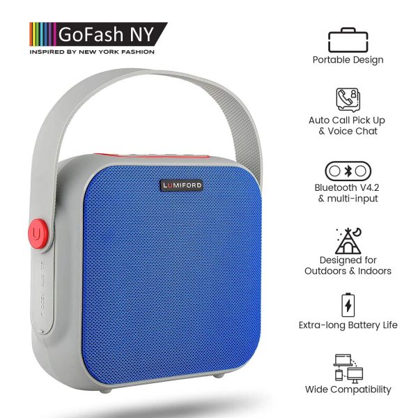 Lumiford GoFash-NY 12W Wireless Bluetooth Speaker Made In USA - Image 2